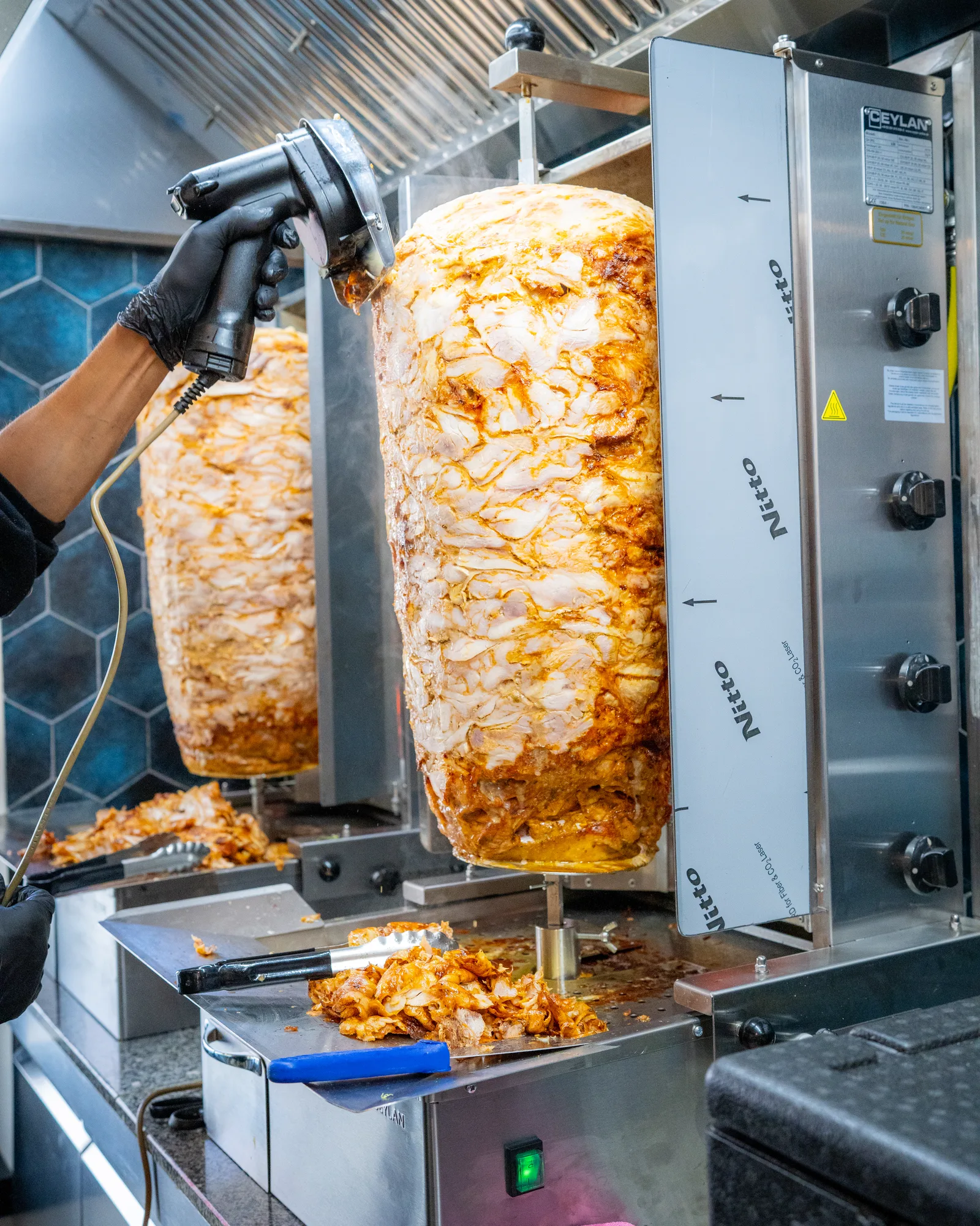 Zubereitung bei Amca's Kebab in Gröbenzell (1)